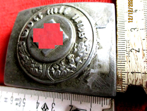 Koppelschloss Gott mit uns mit HK SA NSDAP Hakenkreuz RZM M4/24 gemarkt