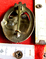 Orden Panzer Panzerkampfabzeichen in Bronze Souval ? an breiter Nadel