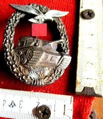 Luftwaffe Orden Panzer Panzerkampfabzeichen in Bronze Souval ? GEMARKT an Nadel