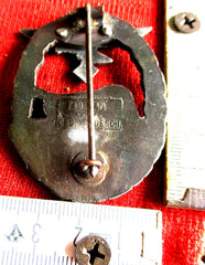 Luftwaffe Orden Panzer Panzerkampfabzeichen in Bronze Souval ? GEMARKT an Nadel