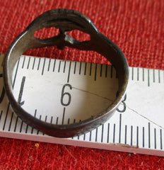 U-Boot Abzeichen / Orden mit Devise wir fahren gegen Engeland mit U-Boot + HK erhabener Ring Durchmesser ca 20 mm aus Metall Sammlerring für die Vitrine