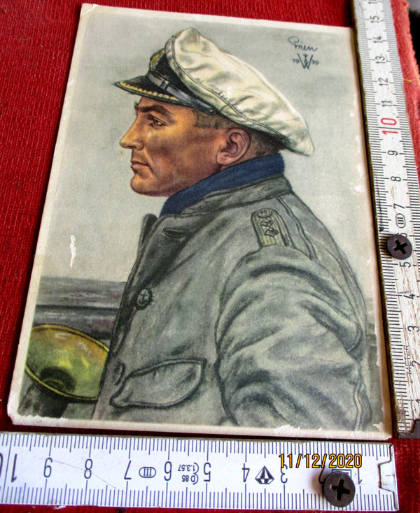 Kriegsmarine 1940 U-Boot Ritterkreuz Kaleu Prien VDA Sammlung AK aus einem alten Händlerbestand