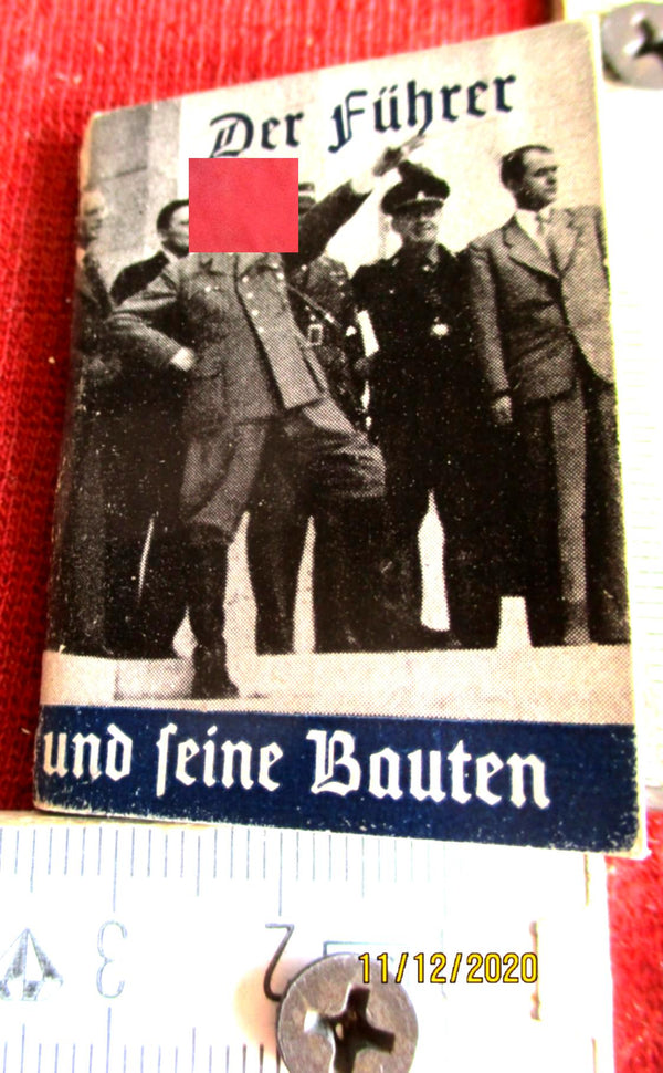 Minibuch Adolf Hitler Fotos der Führer und seine Bauten