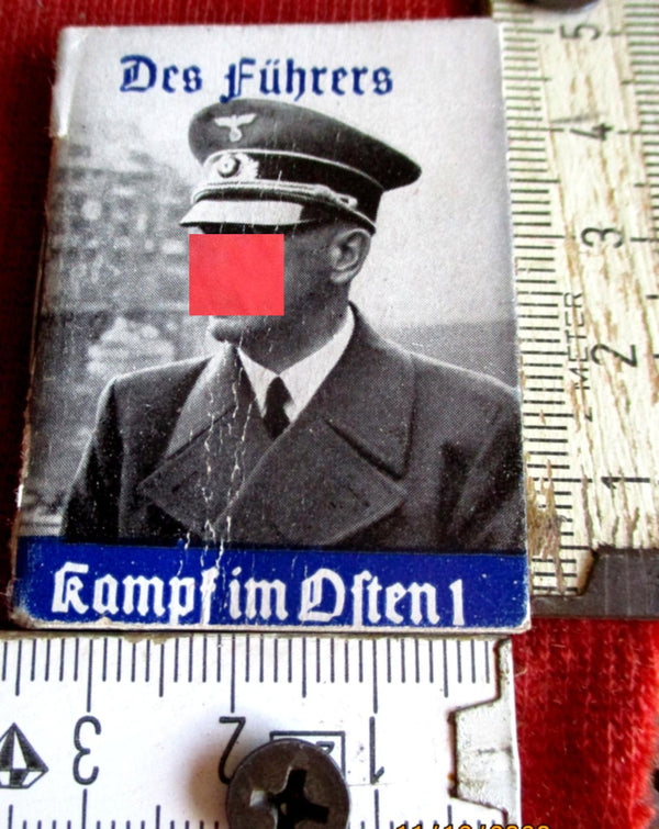 Minibuch Adolf Hitler Fotos des Führers Kampf im Osten