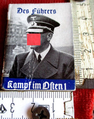 Minibuch Adolf Hitler Fotos des Führers Kampf im Osten