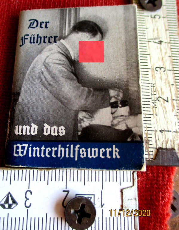 Minibuch Adolf Hitler Fotos der Führer und das Winterhilfswerk WHW