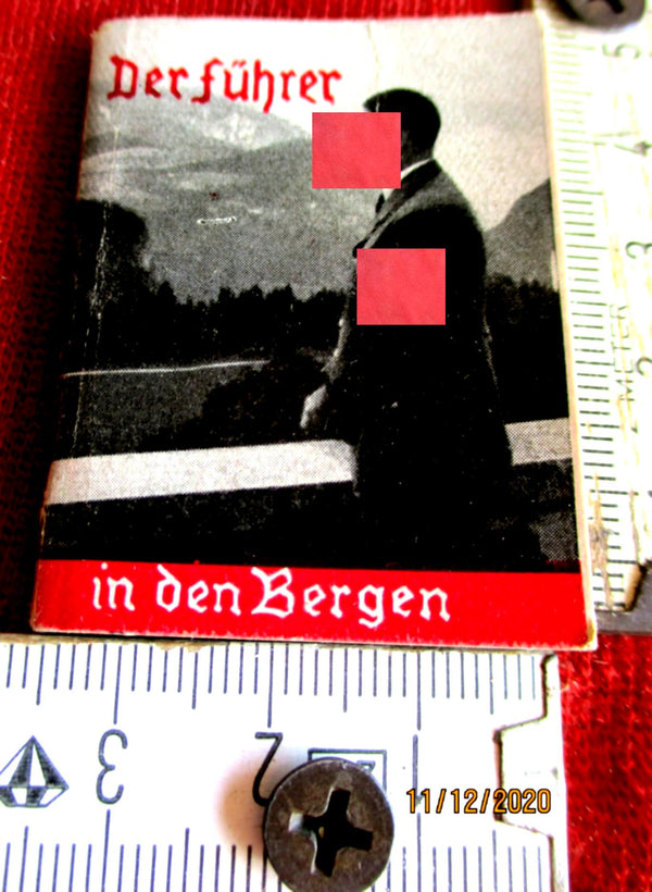 Minibuch Adolf Hitler Fotos der Führer in den Bergen