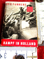 Minibuch Adolf Hitler Fotos des Führers Kampf in Holland NIEDERLANDE