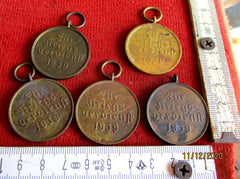 KVK Medaille 5 Stück mit HK 1939 Konvolut aus einem alten Händlerbestand