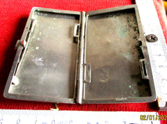 Luftwaffe silbriges Zigaretten Etui gemarkt mit Orden Flugzeugführer-abzeichen Pilot