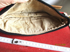 Wehrmacht schwarzes Schiffchen für Mannschaften der Panzertruppe Schwarzes Tuch,  aus einem alten Händlerbestand