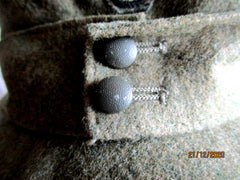 Wehrmacht Mütze Feldmütze M43 Mannschaft Wolle feldgrau Größe ca 57 vorne mit Bevo gewebten Reichsadler HK und Kokarde sowie Druckknöpfen Innen dunkles Seidenfutter aus einem alten Händlerbestand