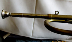 Pimpfe HJ Trompete DJ Deutsche Jugend Fanfare mit Wimpel Blitz-Rune  Aus altem Händlerbestand