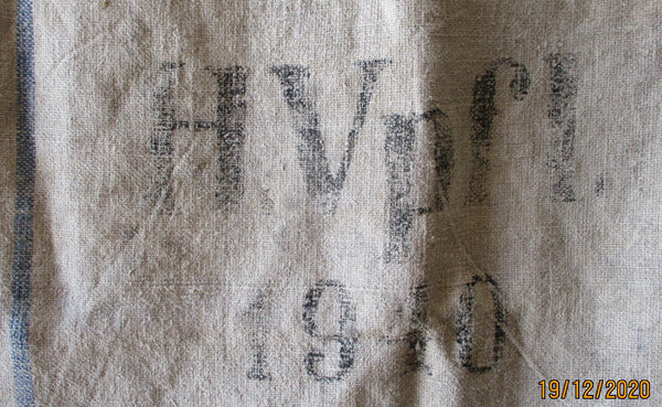 Wehrmacht Heeres Verpflegungssack Leinen mit HK Maße 108 x 67 cm