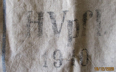 Wehrmacht Heeres Verpflegungssack Leinen mit HK Maße 108 x 67 cm