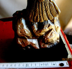 Luftwaffe Adler Sieger Statue für Jagdflieger auf Marmor-Sockel mit HK Maße ca 37 x 16 cm - Sockel ca 15 x 10 cm aus Bronze