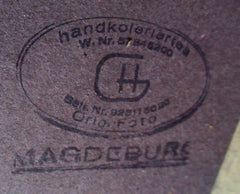 Panzer Wehrmacht in Frankreich Bild Im Rahmen Maße ca 45x35 cm