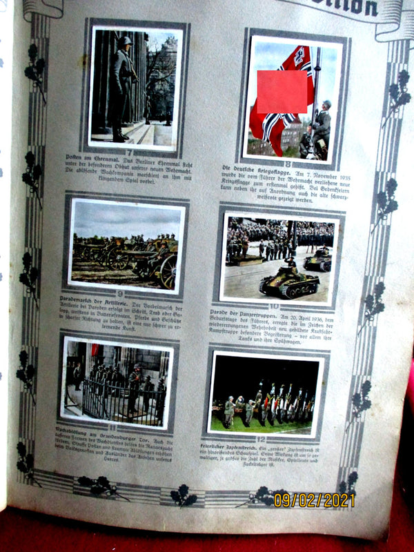 SBA Zigaretten Bilder Album Die Deutsche Wehrmacht Dresden, Cigaretten-Bilderdienst 1936