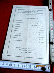 die Deutsche Arbeitsfront KdF Seereisen Prospekt Tagesprogramm + MenuKarte