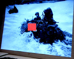 SS Photo Propaganda Maße ca 40x30 cm scheeres Papier 2. SS Pz.Division das Reich