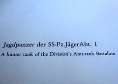 Jagd Panzer SS Photo Propaganda Maße ca 40x30 cm schweres Papier