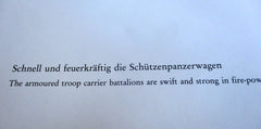 Schützen Panzer Wagen SS Photo Propaganda Maße ca 40x30 cm schweres Papier