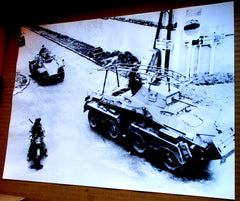 Panzer Leibstandarte SS Photo Propaganda Maße ca 40x30 cm schweres Papier