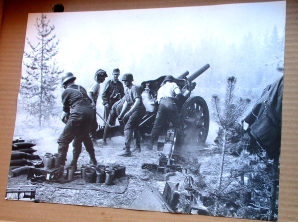 Karelien SS Photo Propaganda Maße ca 40x30 cm schweres Papier