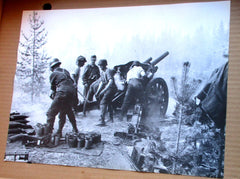 Karelien SS Photo Propaganda Maße ca 40x30 cm schweres Papier