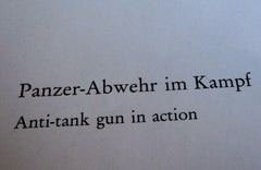 Panzer-Abwehr SS Photo Propaganda Maße ca 40x30 cm schweres Papier