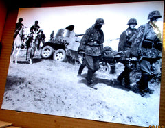 Russland SS Photo Propaganda Maße ca 40x30 cm schweres Papier