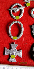 zum basteln SS Wehrmacht Orden Abzeichen mit Hakenkreuz Konvolut Reproduktion