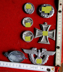 zum basteln SS Wehrmacht Orden Abzeichen mit Hakenkreuz Konvolut Reproduktion
