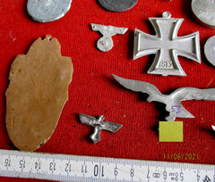 zum basteln SS Wehrmacht Orden Abzeichen mit Hakenkreuz Konvolut Reproduktion