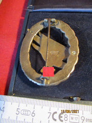 Luftwaffe Fallschirmjäger-Abzeichen mit Miniatur & Etui – G.H. Osang Dresden, Original | Art.-Nr. 34526