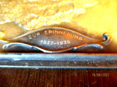 ORIGINAL Legion Condor Spanien Luftwaffe Wand Plakette 1937-1938 ca 26x22 cm Zur Erinnerung