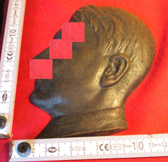 Adolf Hitler ORIGINAL Eisen Relief DEKO für die Wand aus einem alten Händlerbestand