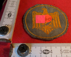Abzeichen aus Stoff Adler mit HK DIPLOMATEN-KORPS ORIGINAL ca 50mm aus einem alten Händlerbestand