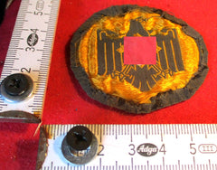 Abzeichen aus Stoff Adler mit HK DIPLOMATEN-KORPS ORIGINAL ca 50mm aus einem alten Händlerbestand