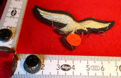 ORIGINAL Luftwaffe Stoff Adler mit HK Uniform Gewebt aus einem alten Händlerbestand