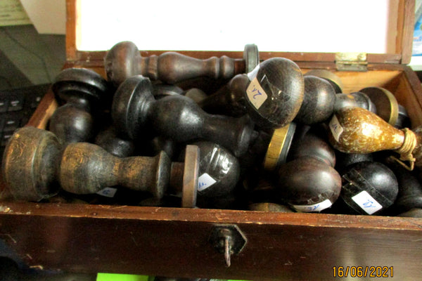 Poststempel Dienst-Stempel Holz + Messing SS Wehrmacht Partei Ideal für Urkunden ORIGINAL ?? vorhanden sind --- siehe Foto !!!!