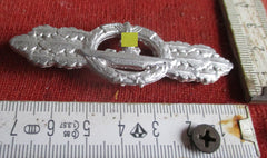 Kriegsmarine U-Boot-Frontspange in Silber Museumsanfertigung Bastelstück aus einem alten Händlerbestand