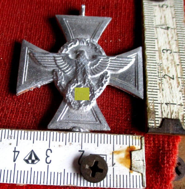 Polizei Dienstauszeichnung Treue Dienste in Silber Museumsanfertigung aus einem alten Händlerbestand