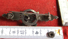 Agrafe de combat rapproché de la Luftwaffe, en argent, fabrication précoce de qualité en zinc fin