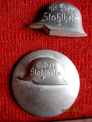 Stahlhelm Reservisten Abzeichen Jungstahlhelm Konvolut ohne Nadeln zum basteln