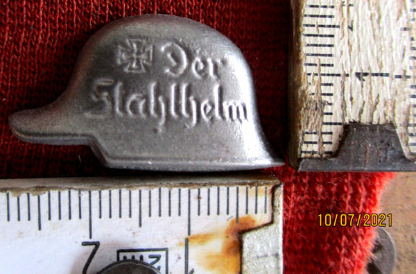 Stahlhelm Reservisten Abzeichen ohne Nadeln zum basteln