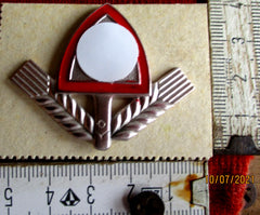RAD Abzeichen für Schiffchen Uniform Reichsarbeitsdienst gemarkt G.S. 38.