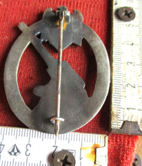 Insigne Flak de l'Armée Ordre de la Wehrmacht aiguille ronde non magnétique Souval