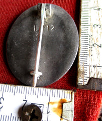 Stauffenberg Attentat 20.Juli 1944 auf Hitler  Verwundeten Abzeichen in Silber L12 Souval Hersteller Punze  Metall mit Nadel Schöne Museumsanfertigung