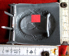 Zweidorn Koppelschloss Luftwaffe ORIGINAL mit HK aus Aluminium aus einem alten Händlerbestand